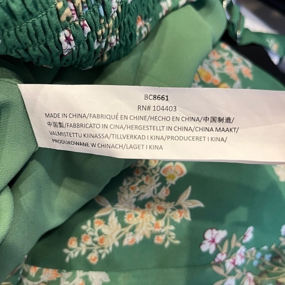 J.O.A. Green Floral Jumpsuit - Picture 5 of 6